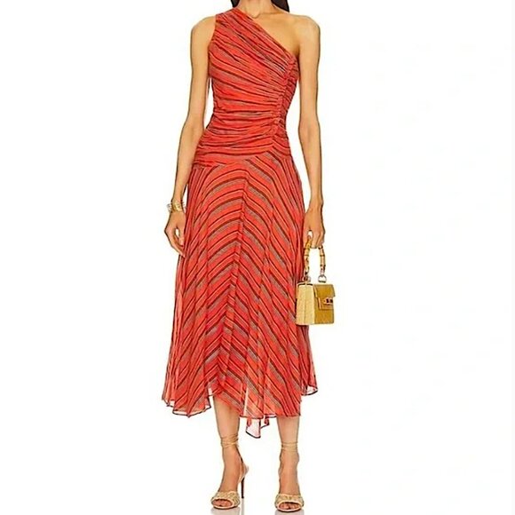 HP🎉 NWT Ulla Johnson Fiori Dress in Porto Size 6 - Picture 3 of 13